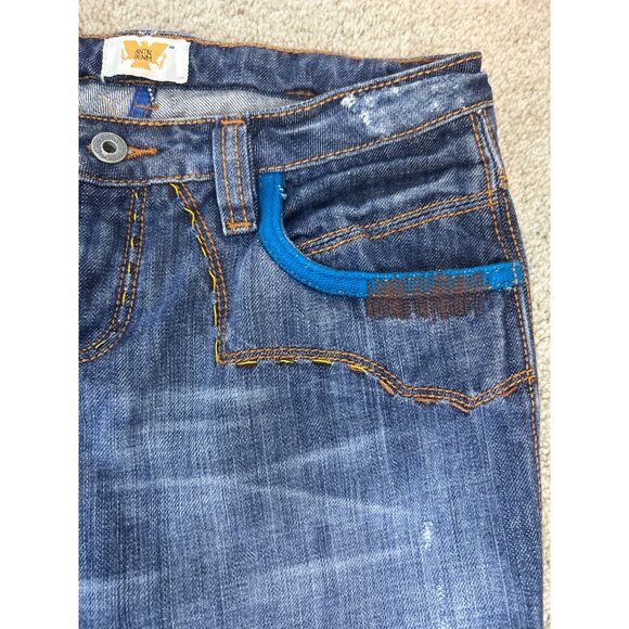 NWT Vintage Antik Denim Jeans Women's Sz 28 Y2K Bootcut Flare Hippie Embroidered - Picture 10 of 15